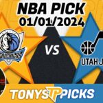 Dallas Mavericks vs. Utah Jazz 1/1/2024 FREE NBA Picks and Predictions on NBA Betting Tips for Today
