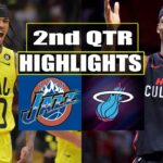Utah Jazz vs Miami Heat 2nd QTR Game Highlights | December 30, 2023