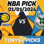 Indiana Pacers vs. Milwaukee Bucks 1/1/2024 FREE NBA Picks and Predictions on NBA Betting Tips