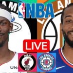 LIVE: MIAMI HEAT vs LOS ANGELES CLIPPERS | NBA | SCOREBOARD | PLAY BY PLAY