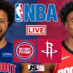 Detroit Pistons vs Houston Rockets | NBA live Scoreboard 2024