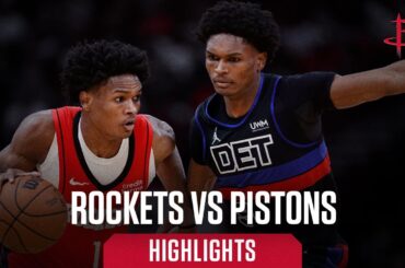 Rockets VS. Detroit Pistons Highlights | Houston Rockets