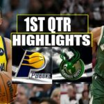 Indiana Pacers vs Milwaukee Bucks 1ST QTR Game Highlights | January 1, 2024