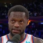 Julius Randle applauds OG Anunoby's debut performance in Knicks' W | NBA on ESPN