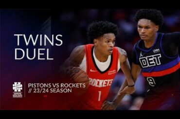 Ausar vs Amen Thompsons Pistons vs Rockets 23/24 season