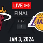 NBA LIVE! LA Lakers vs Miami Heat | January 3, 2023 | LAKERS vs HEAT LIVE