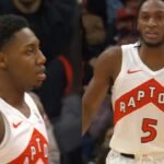 RJ Barrett and Immanuel Quickley first buckets for Raptors after trade vs Cavs