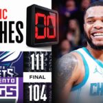 Final 4:08 EXCITING ENDING Hornets vs Kings 👀 | January 2, 2024