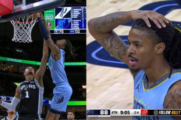 Ja Morant's INSANE Poster! 🤯🔥 | January 2, 2024