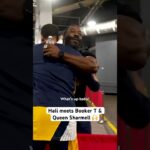 Tyrese Haliburton was starstruck seeing Booker T & Queen Sharmell 😂🔥