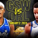 Golden State Warriors vs Orlando Magic Full Game Highlights | January 2, 2024 | FreeDawkins