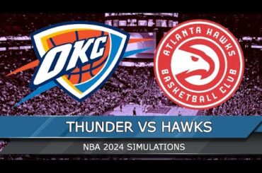 Atlanta Hawks vs Oklahoma City Thunder | NBA Today 1/3/2024 Full Game Highlights | (NBA 2K24 Sim)