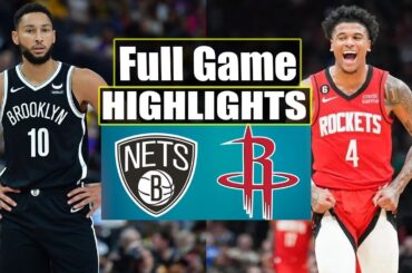 Houston Rockets vs Brooklyn Nets FULL Game Highlights | January 3, 2024