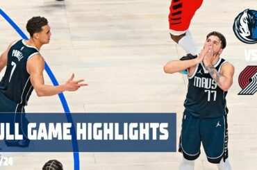 Luka Doncic (41 points) Highlights vs. Portland Trail Blazers | 1/3/24