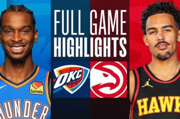 THUNDER at HAWKS | FULL GAME HIGHLIGHTS | January 3, 2024