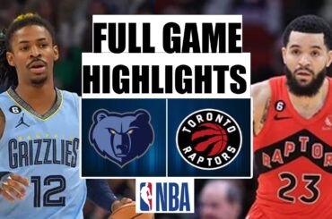 Memphis Grizzlies Vs  Toronto Raptors  FULL Game Highlights | January 3, 2024