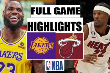 Los Angeles Lakers Vs Miami Heat FULL Game Highlights | January 3, 2024