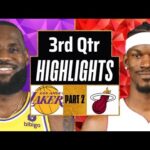 Los Angeles Lakers  vs Miami Heat 3rd QTR - PART 2 Highlights | Jan 3 | 2024 NBA Regular Season