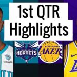 LA Lakers vs Charlotte Hornets Full Highlights 1st QTR | Dec 28 | NBA Regular Season 2023