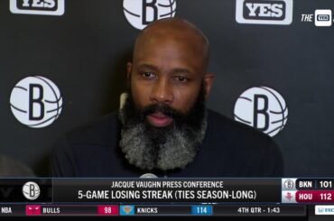 Jacque Vaughn discusses loss to Rockets