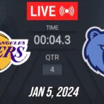 NBA LIVE! Los Angeles Lakers vs Memphis Grizzlies | January 5, 2024 | Lakers vs Grizzlies LIVE (2K)