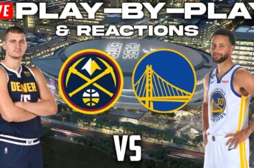 Denver Nuggets vs Golden State Warriors | Live Play-By-Play & Reactions