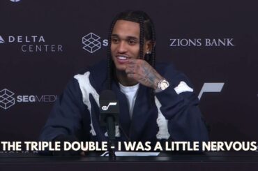 Jordan Clarkson Utah Jazz - I didn't think the Triple Double would happen!