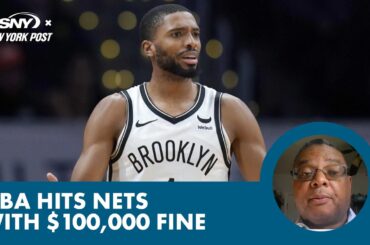 NBA fines Nets as Brooklyn's season continues to go downhill