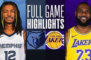 GRIZZLIES at LAKERS | FULL GAME HIGHLIGHTS | January 5, 2024