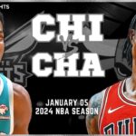 Chicago Bulls vs Charlotte Hornets Full Game Highlights | Jan 5 | 2024 NBA Season