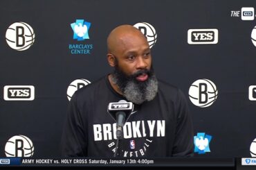 Jacque Vaughn on Nets $100,000 fine, Lonnie Walker IV's return
