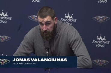 Jonas Valanciunas on LA's physicality | Pelicans-Clippers Postgame Interview 1/5/2024