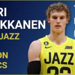 Lauri Markkanen Highlights in Utah Jazz vs Boston Celtics.