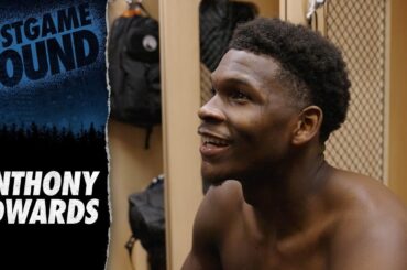 “I’m Happy With Tonight.” | Anthony Edwards Postgame Sound | 01.05.24