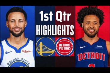 Golden State Warriors vs. Detroit Pistons 1st Qtr Full Highlights | Jan. 05 | NBA Highlights 2024