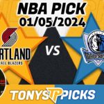 Portland Trail blazers vs. Dallas Mavericks 1/5/2024 FREE NBA Picks and Predictions on NBA Betting
