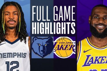 LA Lakers vs Memphis Grizzlies Full Game Highlights | Jan 5 | NBA Regular Season 2023