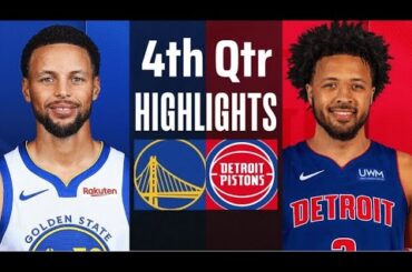 Golden State Warriors vs. Detroit Pistons 4th Qtr Full Highlights | Jan. 05 | NBA Highlights 2024