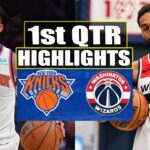 Washington Wizards vs New York Knicks 1st Game Highlights | January 6, 2024