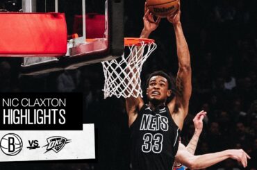 Nic Claxton racks up 23 points and 13 rebounds vs. Thunder | 1.5.24