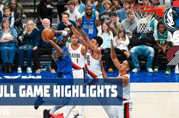 Kyrie Irving (24 points) Highlights vs. Portland Trail Blazers | 1/5/24