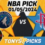 Minnesota Timberwolves vs. Houston Rockets 1/5/2024 FREE NBA Picks and Predictions on NBA Betting