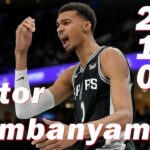 Victor Wembanyama Double-double, Play-by-Play, 24P/10R/03A /  Spurs vs. Cavaliers