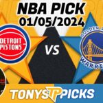 Detroit Pistons vs. Golden St Warriors 1/5/2024 FREE NBA Picks and Predictions on NBA Betting Tips