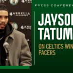 POSTGAME PRESS CONFERENCE: Jayson Tatum on his dominant 38-point performance vs. Pacers