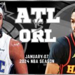 Atlanta Hawks vs Orlando Magic Full Game Highlights | Jan 7 | 2024 NBA Season