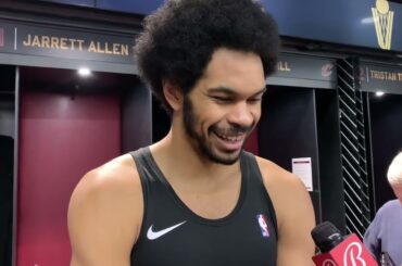 Jarrett Allen Reacts To Matching Up With Spurs Rookie Victor Wembanyama, Grateful For Cavs' Trust