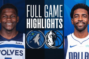 TIMBERWOLVES at MAVERICKS | FULL GAME HIGHLIGHTS | January 7, 2024
