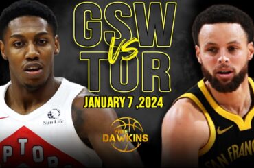 Golden State Warriors vs Toronto Raptors Full Game Highlights | January 7, 2024 | FreeDawkins