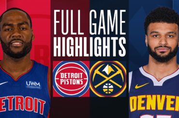 PISTONS at NUGGETS | FULL GAME HIGHLIGHTS | January 7, 2024
